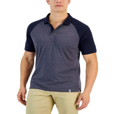 Alfani Mens Eco Friendly Lightweight Polo Navy S