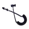 Aopkeo Paintball Marker Airsoft PCP Remote Coil Hose Line 100" with Stainless Steel Quick Disconnect and Slide Check Rated 4600psi (with Slide Check) view 1