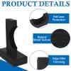 NVAAV Baseball Bat Wall Mount - Baseball Bat Holder for Wall - Sturdy Bat Display Case Stand for Baseball Softball - Black view 4