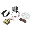 12V 250W Electric Bicycle Motor Kit 2750RPM High Speed Electric Gear Motor with Controller for Motorcycle,Electric vehicle spare parts view 1
