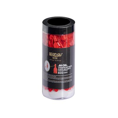 Mercury Rise Integrated Dart Shaft and Flight and Gasket (500 Count, .50 Cal Integrated Dart Shaft, Flight, and Gasket)