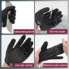2Pcs Fishing Gloves with Magnet Release - Professional Anti-Slip Catch Fish Gloves,Puncture Proof Ice Fishing Glove for Handling,Catching,Cleaning,Hunting,Fisherman Fishing Accessories (Medium) view 3