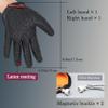 2Pcs Fishing Gloves with Magnet Release - Professional Anti-Slip Catch Fish Gloves,Puncture Proof Ice Fishing Glove for Handling,Catching,Cleaning,Hunting,Fisherman Fishing Accessories (Medium) view 4