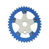 Bike Alloy Chainring 1/2 X 1/8 39t Blue/Chainring Sliver/Spider. view 1