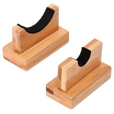 NVAAV Baseball Bat Display Case - Solid Wood Baseball Bat Horizontal Rack - Wooden Baseball Bat Holder - Baseball Bat Display Stand Hanger - Burlywood
