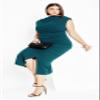City Chic Women's Plus Size Dress ZABY, Emerald, 14 view 2