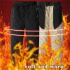 Loodion Fleece-Lined Waterproof Pants,Unisex Lambswool Fleece-Lined Joggers,Mens Active Pants (Gray*Straight Pants,5XL) view 3