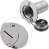 YANYUCB Boat Deck Diesel Fill/Filler 1-1/2 Inch(38mm),316 Stainless Steel Deck Filler with Keyless Cap,Marine Fuel Tank Filler Neck,Boat Deck Hardware for Boat Yacht view 3