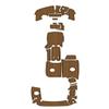 Algasan Boat EVA Faux Teak Decking Floor Compatible with 2018 Tahoe 215 XI Swim Step Platform Cockpit Mat Boat EVA Teak Deck Floor Pad view 1