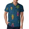 Cute Cartoon Bug Flying Classic Polo Shirts for Men Quick Dry Short Sleeve Fit Golf Tees Casual Tops 2XL view 1