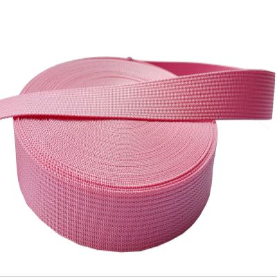 MONIDOOR 1 Inch Nylon Webbing 6 Yards Durable Flat Nylon Strap for Backpack Cargo Strap Pet Leash or Collar Craft(150622,Pink)