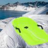 TUOYIBO Children's Sledges, Winter Snow Sledges, Thick Wear-Resistant Sledges, Sledges with Brakes and Pull Ropes view 1