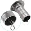 YANYUCB Boat Deck Water Fill/Filler 1-1/2 Inch(38mm),316 Stainless Steel Deck Filler with Keyless Cap,Marine Fuel Tank Filler Neck,Boat Deck Hardware for Boat Yacht view 4