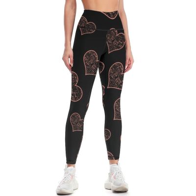 Love Jiujitsu Workout Leggings for Women High Waisted Tummy Control Yoga Pants Soft Biker Pants L