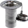 YANYUCB Boat Deck Water Fill/Filler 2 Inch(50mm),316 Stainless Steel Deck Filler with Key Cap,Marine Fuel Tank Filler Neck,Boat Deck Hardware for Boat Yacht view 4