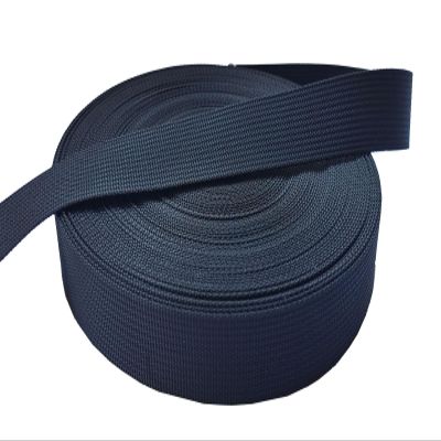 MONIDOOR 1 Inch Nylon Webbing 20 Yards Durable Flat Nylon Strap for Backpack Cargo Strap Pet Leash or Collar Craft(152012,Black)