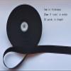 MONIDOOR 1 Inch Nylon Webbing 20 Yards Durable Flat Nylon Strap for Backpack Cargo Strap Pet Leash or Collar Craft(152012,Black) view 2