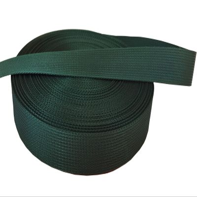 MONIDOOR 1 Inch Nylon Webbing 6 Yards Durable Flat Nylon Strap for Backpack Cargo Strap Pet Leash or Collar Craft(150631,Blackish Green)