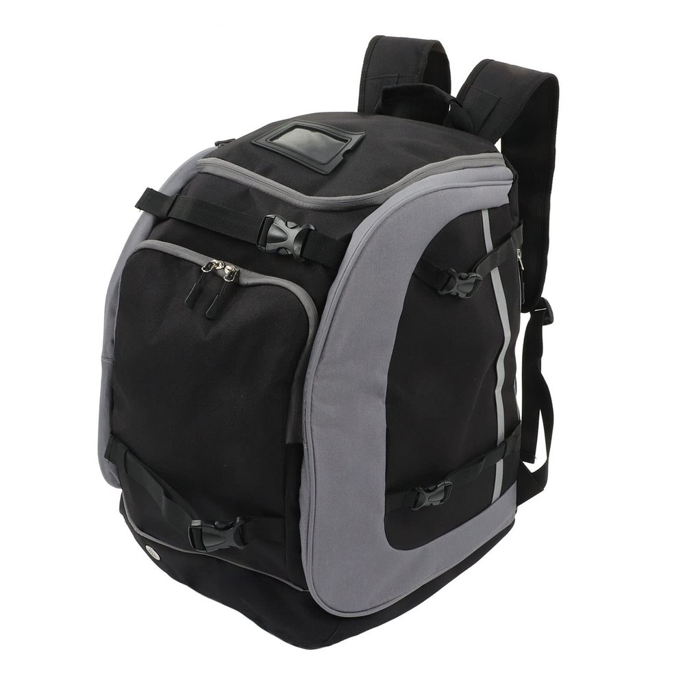 gernie Ski Boot Bag, 65L Large Capacity Ski Boot Travel Backpack for Ski Helmet, Goggles, Gloves, Skis, Snowboard Waterproof Ski Travel Bag, Skiing and Snowboarding Travel Luggage