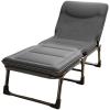 YVYKFZD Camping Cots for Adults, 4-Position Folding Camping Bed, Portable Sleeping Cots with Cushion and Pillow, for Hiking, Outdoor, Patio, Hospital, Supports 352 lbs (Size : 170x60x30cm b) view 1