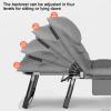 YVYKFZD Camping Cots for Adults, 4-Position Folding Camping Bed, Portable Sleeping Cots with Cushion and Pillow, for Hiking, Outdoor, Patio, Hospital, Supports 352 lbs (Size : 170x60x30cm b) view 4