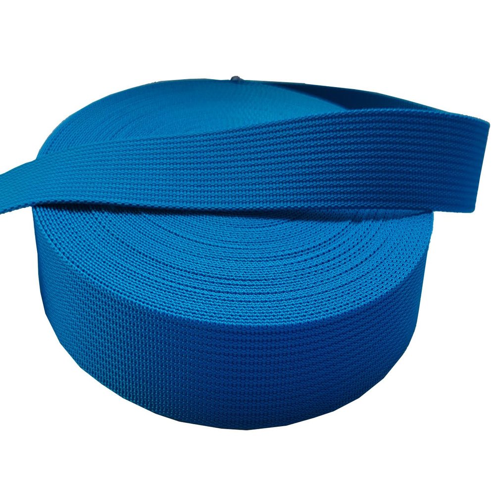MONIDOOR 1 Inch Nylon Webbing 20 Yards Durable Flat Nylon Strap for Backpack Cargo Strap Pet Leash or Collar Craft(152015,Lake Blue)