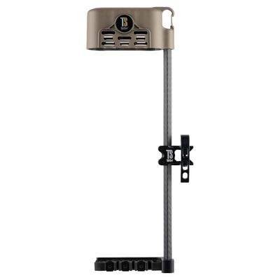 Tightspot Hunting Shooting Archery Lightweight Airlock 4 Arrow Quiver with Quick Draw System, Saddle Tan