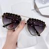 helena Unique Diamond Fashion Sunglasses Women Luxury Rhinestone Cat Eye Eyewear Female Trend Ladies Sun Glasses (black+tea) view 3