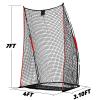 Doublehorse Football Kicking Net - 4x7FT Portable Rugby Lightweight Quarterback Target Toss Throwing Practice Training Game for Outdoor Indoor Backyard Sports Field Teens Adults Practice Gifts view 3