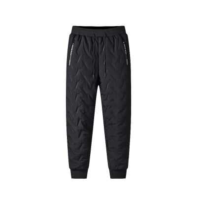 Loodion Fleece-Lined Waterproof Pants,Unisex Lambswool Fleece-Lined Joggers,Mens Active Pants (Black*Jogging Pants,Medium)