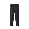Loodion Fleece-Lined Waterproof Pants,Unisex Lambswool Fleece-Lined Joggers,Mens Active Pants (Black*Jogging Pants,Medium) view 1