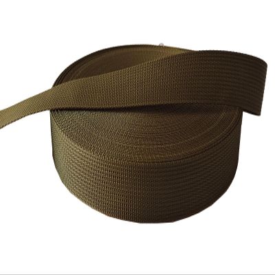 MONIDOOR 1 Inch Nylon Webbing 20 Yards Durable Flat Nylon Strap for Backpack Cargo Strap Pet Leash or Collar Craft(152014,Army Green)