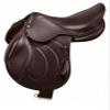 Close Contact Leather English Jumping Horse Riding Saddle & Tack Set 12" to 18" Brown ST-ES-011 (15" Seat) view 1