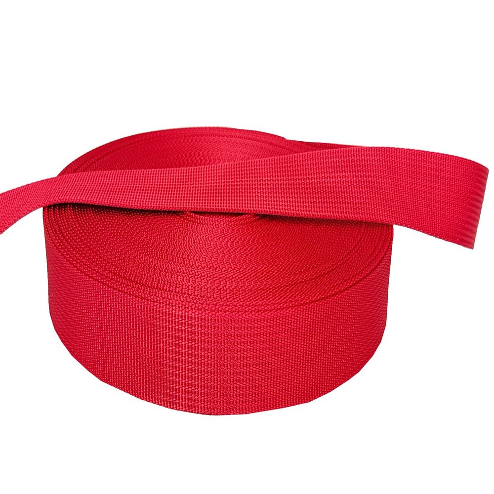 MONIDOOR 1 Inch Nylon Webbing 6 Yards Durable Flat Nylon Strap for Backpack Cargo Strap Pet Leash or Collar Craft(150603,Burgundy)