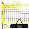 VEVOR Portable Volleyball Net Set, Adjustable Height Steel Poles with PVC Volleyball Pump, Carrying Bag for Beach Backyard view 1