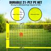 VEVOR Portable Volleyball Net Set, Adjustable Height Steel Poles with PVC Volleyball Pump, Carrying Bag for Beach Backyard view 3