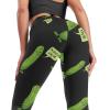 Big Dill Pickle Workout Leggings for Women High Waisted Tummy Control Yoga Pants Soft Biker Pants S view 2