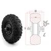 14.5 Inch 500W Brushless Geared Hub Motor With 145/70-6 Off Road Tire For Trolley Wheelbarrow Scooter (36V500W) view 3
