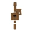 Algasan Boat EVA Faux Teak Decking Floor Compatible with 2006-2010 Mastercraft X30 Cockpit Pad Boat EVA Foam Faux Teak Deck Floor Mat view 1