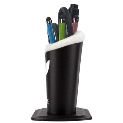 Aatacas Plush Lined Eyeglasses Holder, PU Leather Glasses Stand Case