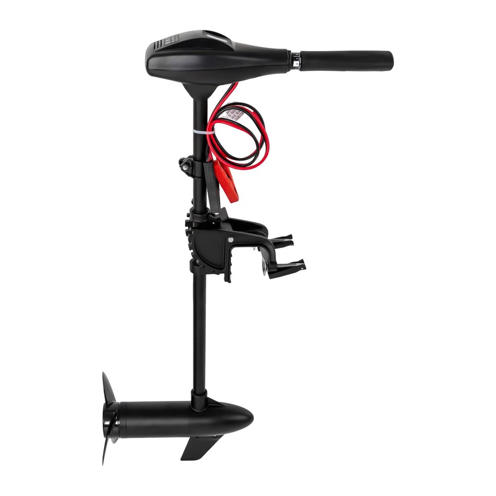 Gbonklong 40lb 12v Thrust Electric Trolling Motor, Thrust Transom Mounted Saltwater Electric Trolling Motor for Fishing Boats, Dinghies, and Inflatable Boats
