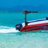 Gbonklong 40lb 12v Thrust Electric Trolling Motor, Thrust Transom Mounted Saltwater Electric Trolling Motor for Fishing Boats, Dinghies, and Inflatable Boats view 2