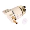Boat Engine S3240 R12T 120AT 120A-140R RK10222 NPT ZG1/4-19 Fuel Filter Water Separator for Gasoline and Diesel Spin-On Marine Engine with Four Fittings, Fit Sierra 18-99193 18-7987, 10 Micron view 4