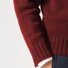 Men's 1/4 Zip-Up Long Sleeve Sweater Warm Pullover Casual Sweaters Jumpers Knitwear Tops for Fall Winter (Large,Wine Red) view 4