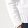 Men's 1/4 Zip-Up Long Sleeve Sweater Warm Pullover Casual Sweaters Jumpers Knitwear Tops for Fall Winter (X-Large,White) view 4