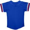 DIGITMON Kids Baseball Jersey Button Down Premium Sleeve Two-Striped T Shirts Uniform ROYALWHITERED for 2y Toddlers view 3