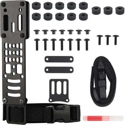 Drop Leg Holster Adapter Duty Belt Accessories for QLS Kit,Adjustable Modular Holster Adapter with Thigh Strap Compatible Safariland QLS/G-Code/Blackhawk for Tactical