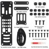 Drop Leg Holster Adapter Duty Belt Accessories for QLS Kit,Adjustable Modular Holster Adapter with Thigh Strap Compatible Safariland QLS/G-Code/Blackhawk for Tactical view 2