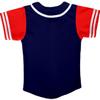 DIGITMON Kids Baseball Jersey Button Down Premium Sleeve Two-Striped T Shirts Uniform NAVYREDWHITE for 16y Teenagers view 3