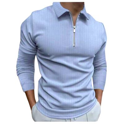 ZYXTIM Men Athletic Polo Shirts Long Sleeve Quarter-Zip Golf Shirt Business Casual Work Blouse Slim Fit Solid Color Calssic Fit Henley Shirts